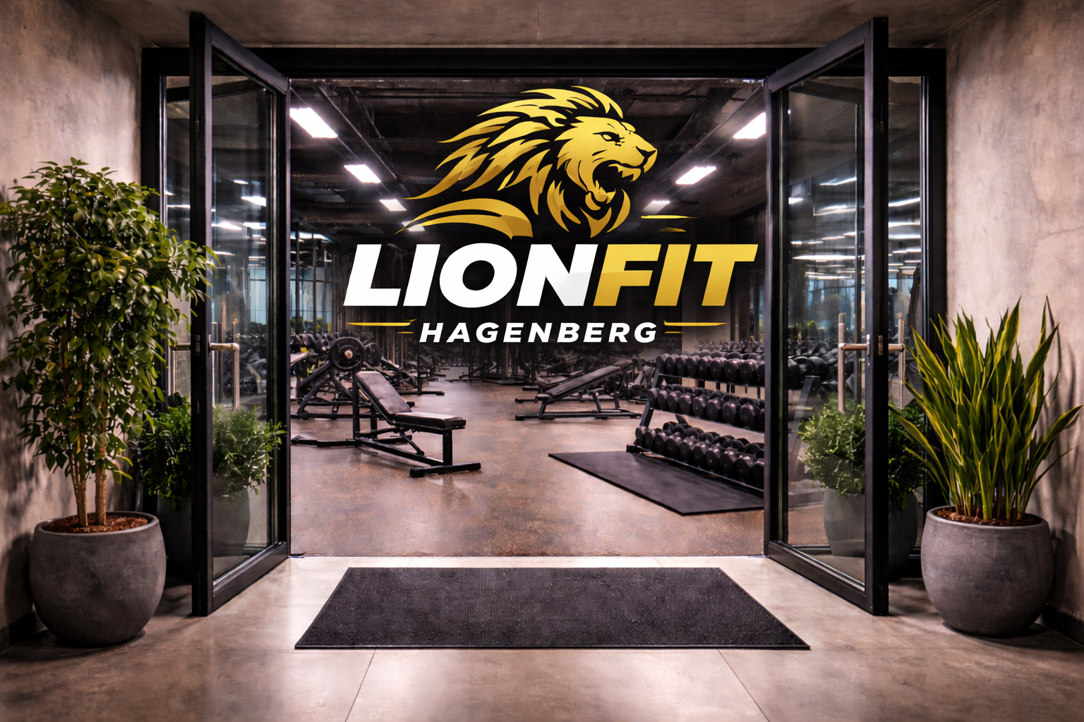 Fitnessstudio Hagenberg Eingang 