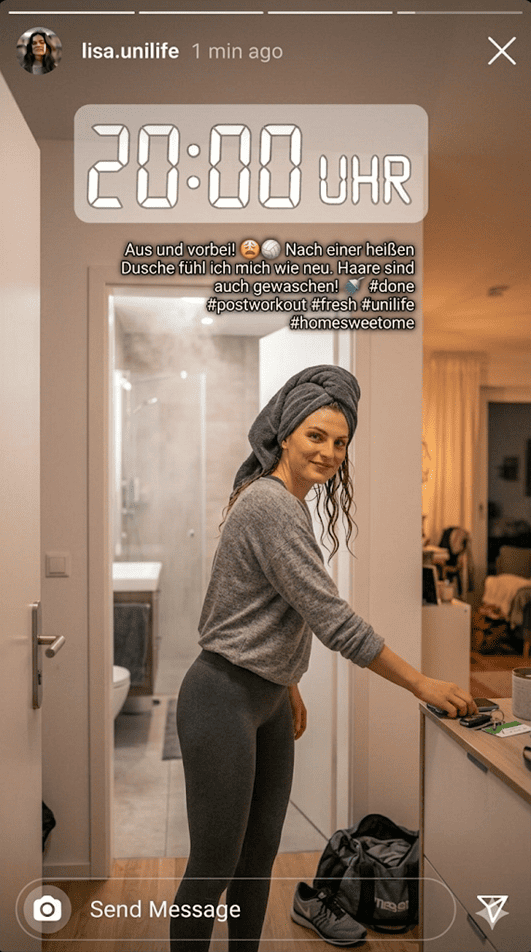 Entspannung nach dem Sport im Wohnheim Hagenberg