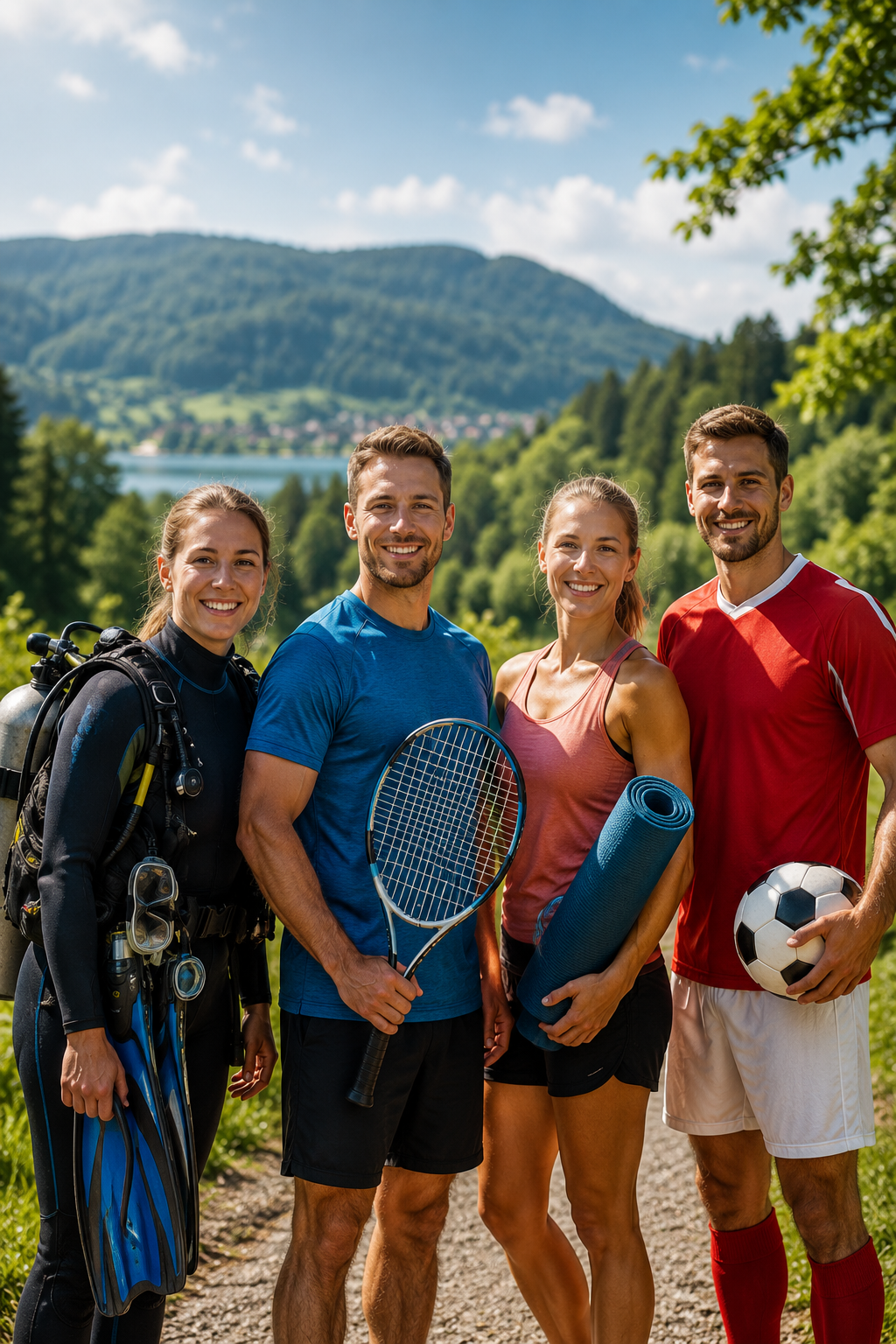 Besondere Sportangebote Hagenberg mit verschiedenen Outdoor- und Freizeitsportarten